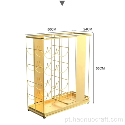 Rack de armazenamento de guarda-chuva moderno simples e de alça curta